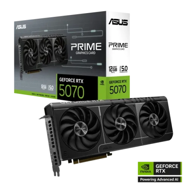 ASUS PRIME GeForce RTX 5070 12GB GDDR7 Graphics Card